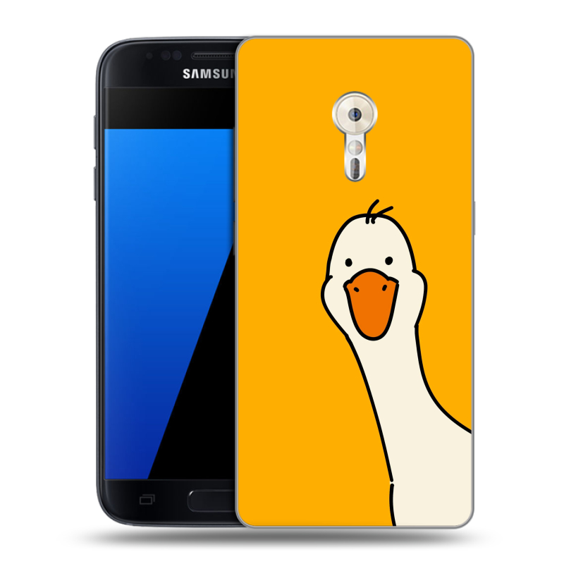 Силиконовый чехол на ZUK Z2 Pro с принтом Утка Силиконовый чехол на ZUK Z2 Pro с принтом Утка