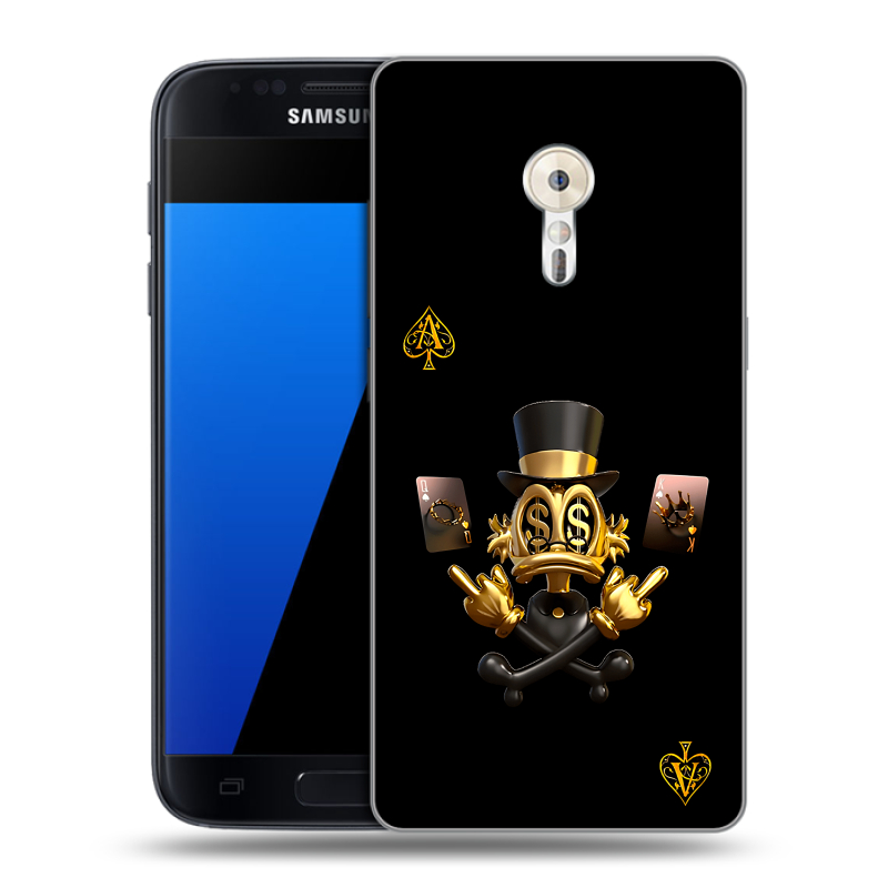 Силиконовый чехол на ZUK Z2 Pro с принтом Золотой скрудж макдак Силиконовый чехол на ZUK Z2 Pro с принтом Золотой скрудж макдак