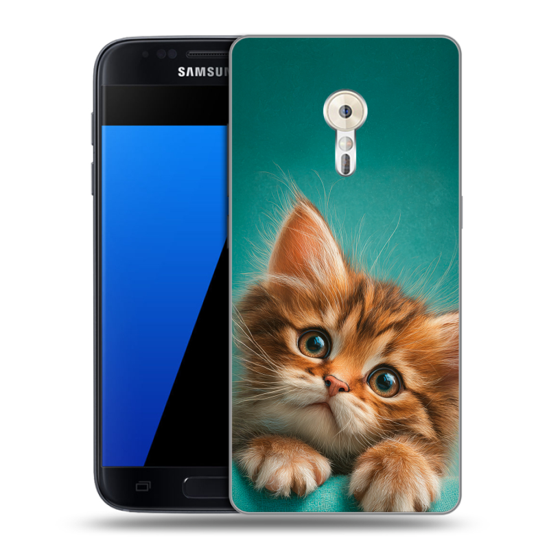 Силиконовый чехол на ZUK Z2 Pro с принтом котенок Силиконовый чехол на ZUK Z2 Pro с принтом котенок