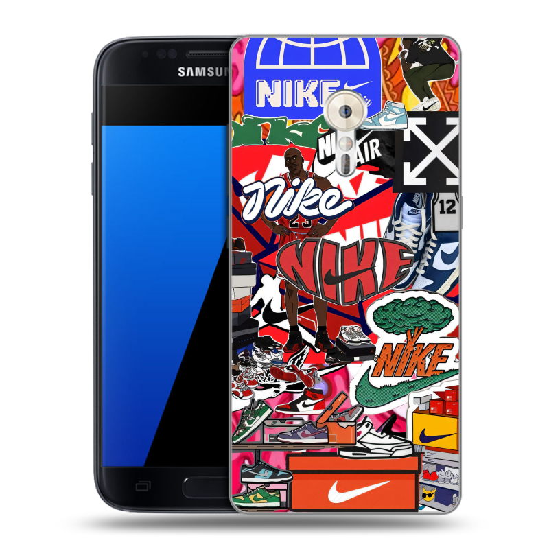 Силиконовый чехол на ZUK Z2 Pro с принтом Найк Nike яркий Силиконовый чехол на ZUK Z2 Pro с принтом Найк Nike яркий