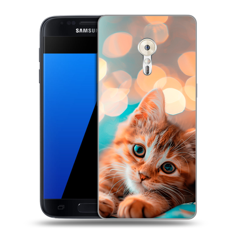 Силиконовый чехол на ZUK Z2 Pro с принтом котик Силиконовый чехол на ZUK Z2 Pro с принтом котик