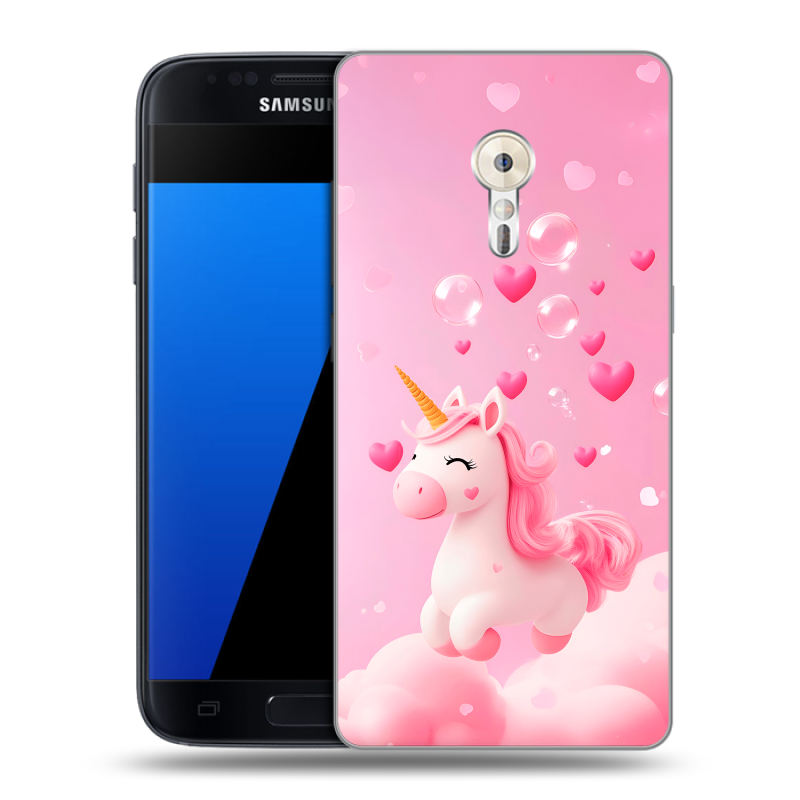 Силиконовый чехол на ZUK Z2 Pro с принтом Единорог Силиконовый чехол на ZUK Z2 Pro с принтом Единорог