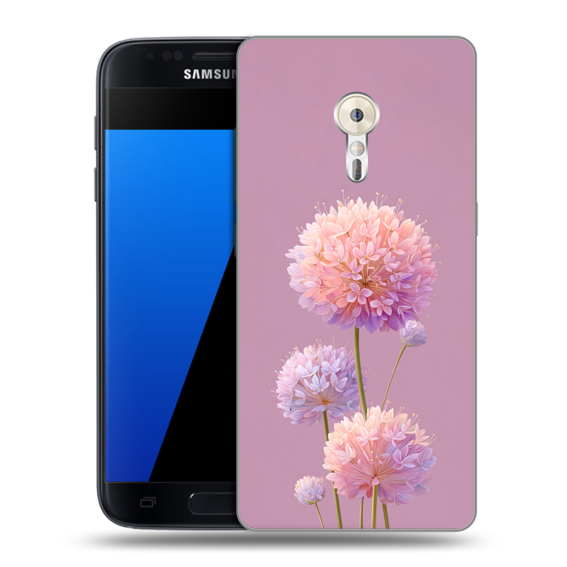 Силиконовый чехол на ZUK Z2 Pro с принтом Цветы Силиконовый чехол на ZUK Z2 Pro с принтом Цветы