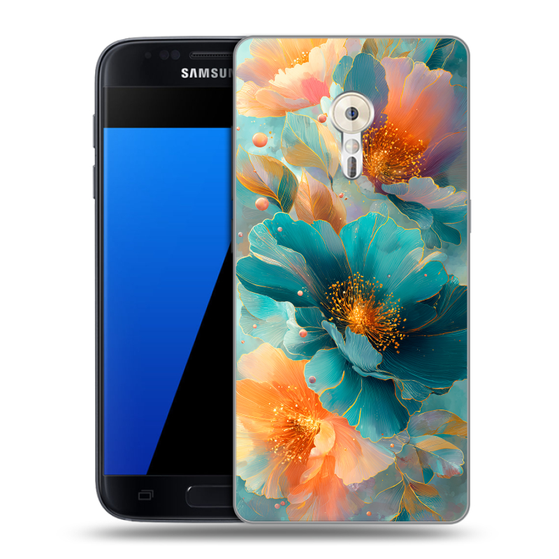 Силиконовый чехол на ZUK Z2 Pro с принтом Цветы Силиконовый чехол на ZUK Z2 Pro с принтом Цветы
