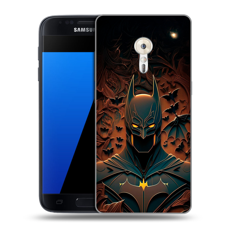 Силиконовый чехол на ZUK Z2 Pro с принтом Batman Бэтмен Силиконовый чехол на ZUK Z2 Pro с принтом Batman Бэтмен