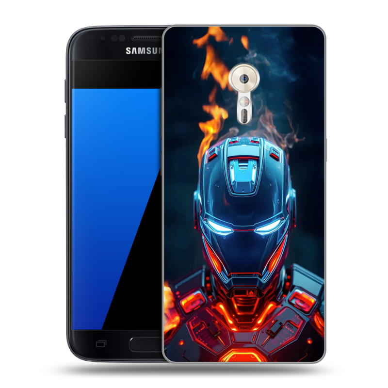 Силиконовый чехол на ZUK Z2 Pro с принтом IronMan Железный человек Силиконовый чехол на ZUK Z2 Pro с принтом IronMan Железный человек