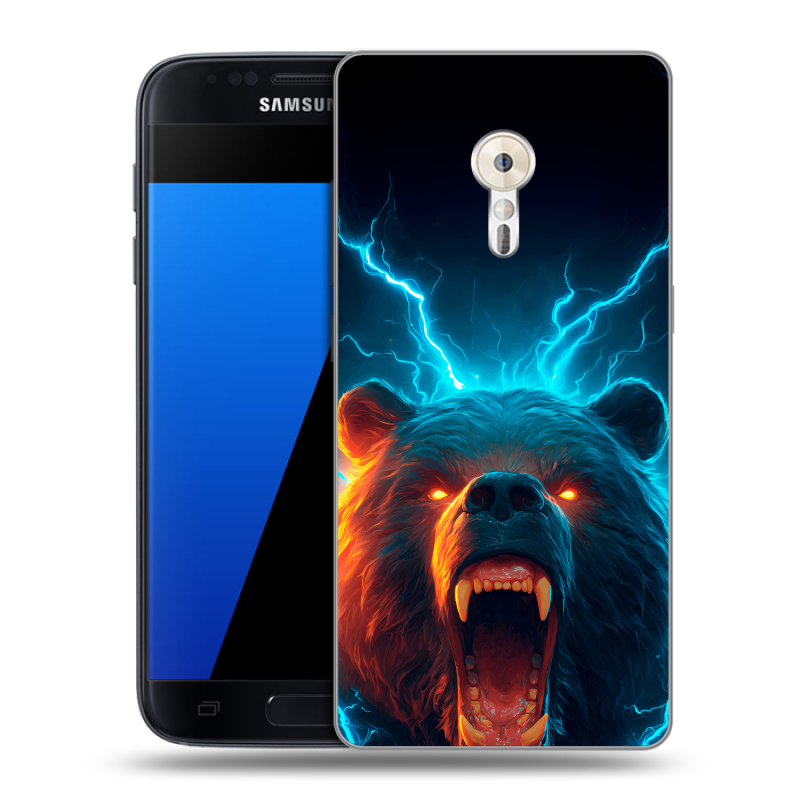 Силиконовый чехол на ZUK Z2 Pro с принтом Медведь Силиконовый чехол на ZUK Z2 Pro с принтом Медведь