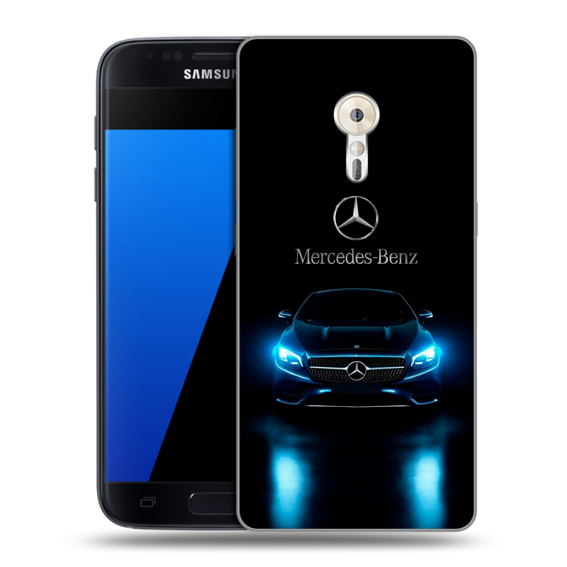 Силиконовый чехол на ZUK Z2 Pro с принтом Mercedes Мерседес Силиконовый чехол на ZUK Z2 Pro с принтом Mercedes Мерседес