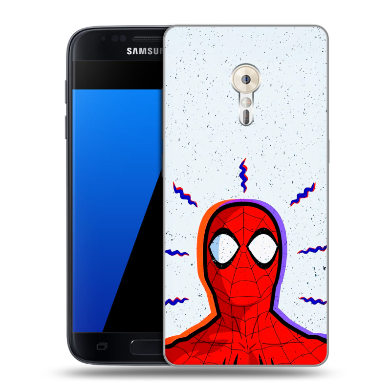 Силиконовый чехол на ZUK Z2 Pro с принтом Spiderman Человек паук Силиконовый чехол на ZUK Z2 Pro с принтом Spiderman Человек паук