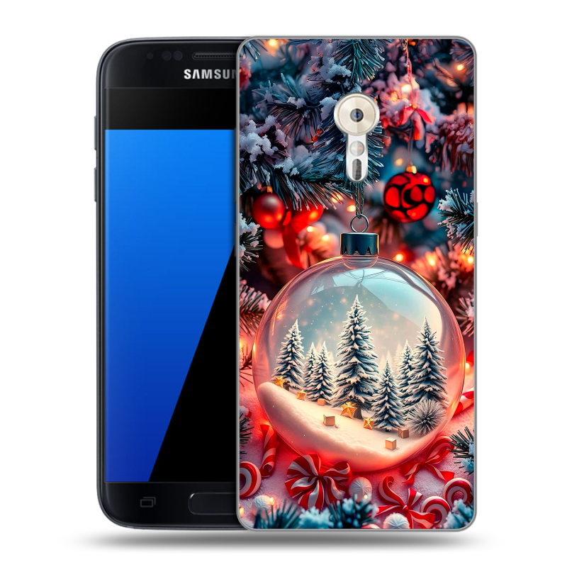 Силиконовый чехол на ZUK Z2 Pro с принтом Новый год Силиконовый чехол на ZUK Z2 Pro с принтом Новый год