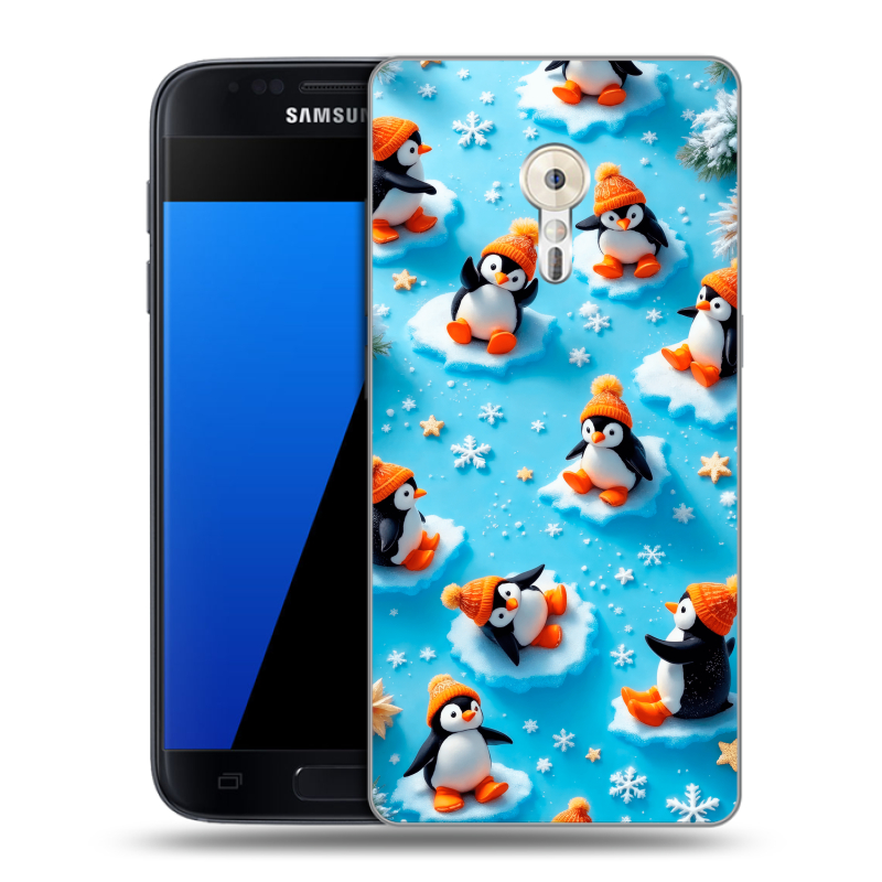 Силиконовый чехол на ZUK Z2 Pro с принтом Новый год Силиконовый чехол на ZUK Z2 Pro с принтом Новый год