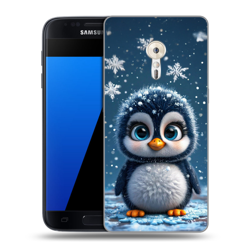 Силиконовый чехол на ZUK Z2 Pro с принтом Новый год Силиконовый чехол на ZUK Z2 Pro с принтом Новый год