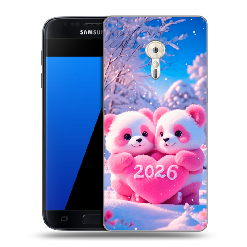 Силиконовый чехол на ZUK Z2 Pro с принтом Новый год Силиконовый чехол на ZUK Z2 Pro с принтом Новый год