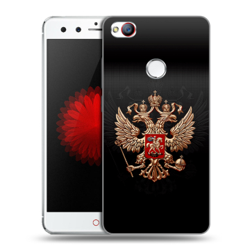 Силиконовый чехол на ZTE Nubia Z11 Mini с принтом Герб России