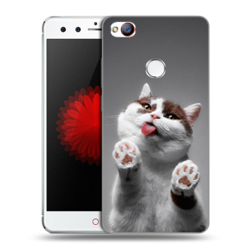 Силиконовый чехол на ZTE Nubia Z11 Mini с принтом Коты