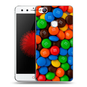 Силиконовый чехол на ZTE Nubia Z11 Mini с принтом Конфеты