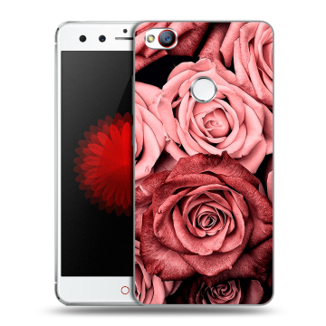 Силиконовый чехол на ZTE Nubia Z11 Mini с принтом Цветы розы