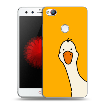 Силиконовый чехол на ZTE Nubia Z11 Mini с принтом Утка