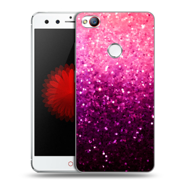 Силиконовый чехол на ZTE Nubia Z11 Mini с принтом Блестки Силиконовый чехол на ZTE Nubia Z11 Mini с принтом Блестки