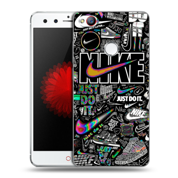 Силиконовый чехол на ZTE Nubia Z11 Mini с принтом Найк Силиконовый чехол на ZTE Nubia Z11 Mini с принтом Найк