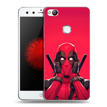 Силиконовый чехол на ZTE Nubia Z11 Mini с принтом Дедпул Deadpool