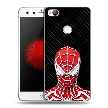 Силиконовый чехол на ZTE Nubia Z11 Mini с принтом человек паук spiderman