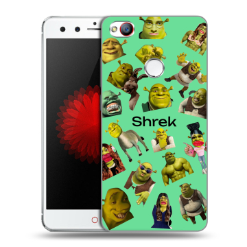 Силиконовый чехол на ZTE Nubia Z11 Mini с принтом Шрек Shrek