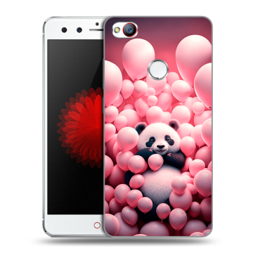Силиконовый чехол на ZTE Nubia Z11 Mini с принтом Панда