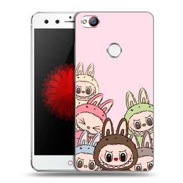 Силиконовый чехол на ZTE Nubia Z11 Mini с принтом Лабубу