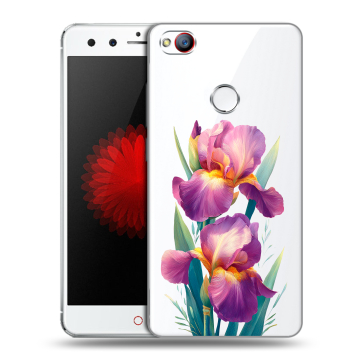 Силиконовый чехол на ZTE Nubia Z11 Mini с принтом Цветы орхидеи