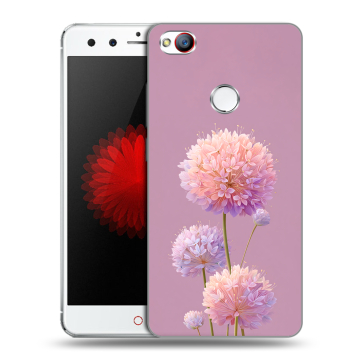 Силиконовый чехол на ZTE Nubia Z11 Mini с принтом Цветы