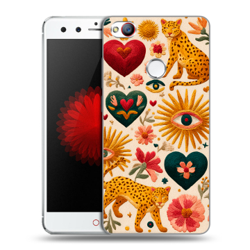 Силиконовый чехол на ZTE Nubia Z11 Mini с принтом Модный принт