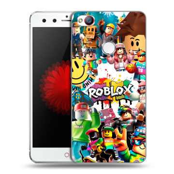 Силиконовый чехол на ZTE Nubia Z11 Mini с принтом Roblox Роблокс Силиконовый чехол на ZTE Nubia Z11 Mini с принтом Roblox Роблокс
