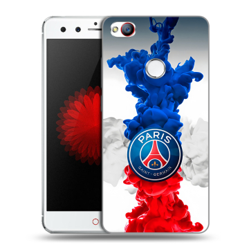 Силиконовый чехол на ZTE Nubia Z11 Mini с принтом PSG ПСЖ