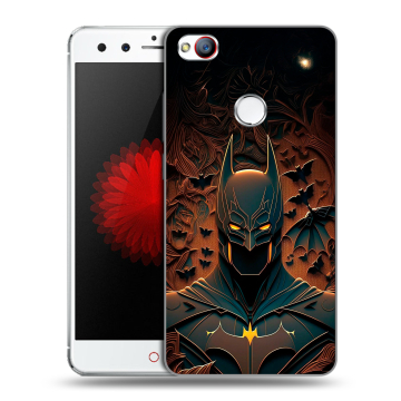 Силиконовый чехол на ZTE Nubia Z11 Mini с принтом Batman Бэтмен
