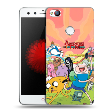 Силиконовый чехол на ZTE Nubia Z11 Mini с принтом Adventure time Время приключений