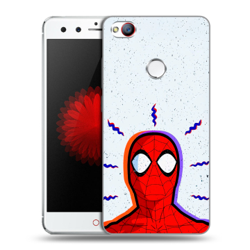 Силиконовый чехол на ZTE Nubia Z11 Mini с принтом Spiderman Человек паук