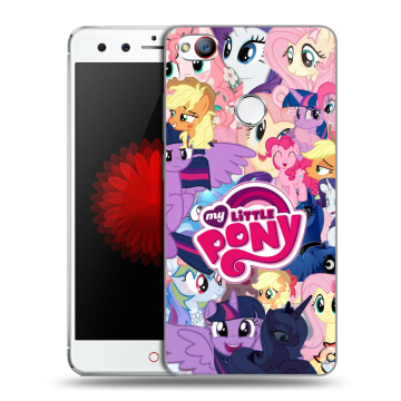Силиконовый чехол на ZTE Nubia Z11 Mini с принтом My little pony Дружба чудо