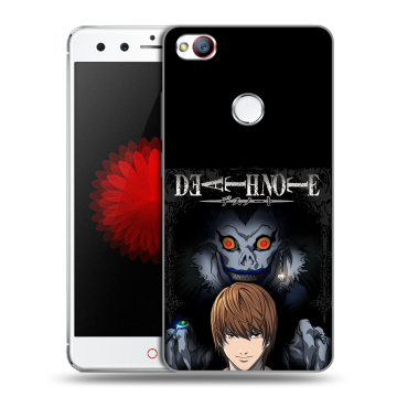 Силиконовый чехол на ZTE Nubia Z11 Mini с принтом Death note Тетрадь смерти