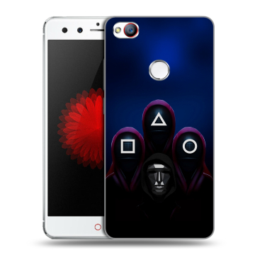 Силиконовый чехол на ZTE Nubia Z11 Mini с принтом Игра Кальмара