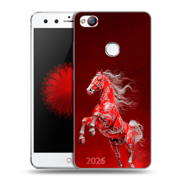 Силиконовый чехол на ZTE Nubia Z11 Mini с принтом Новый год