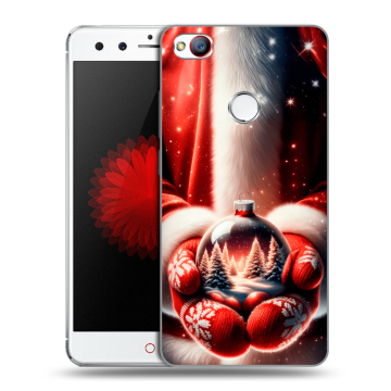 Силиконовый чехол на ZTE Nubia Z11 Mini с принтом Новый год