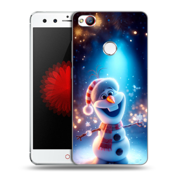 Силиконовый чехол на ZTE Nubia Z11 Mini с принтом Новый год