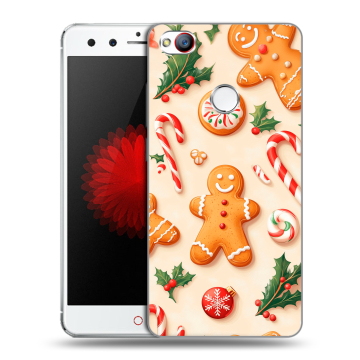 Силиконовый чехол на ZTE Nubia Z11 Mini с принтом Новый год