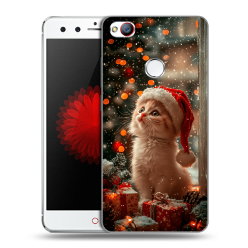 Силиконовый чехол на ZTE Nubia Z11 Mini с принтом Новый год