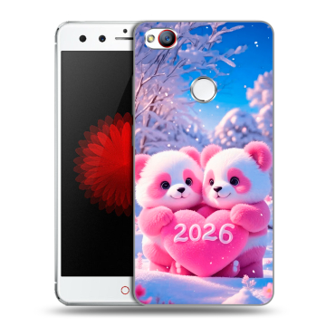 Силиконовый чехол на ZTE Nubia Z11 Mini с принтом Новый год