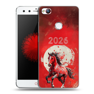 Силиконовый чехол на ZTE Nubia Z11 Mini с принтом Новый год