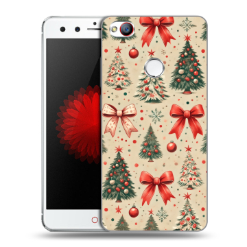 Силиконовый чехол на ZTE Nubia Z11 Mini с принтом Новый год