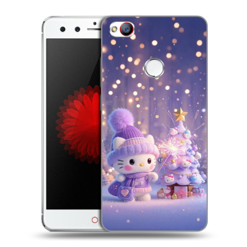 Силиконовый чехол на ZTE Nubia Z11 Mini с принтом Новый год Силиконовый чехол на ZTE Nubia Z11 Mini с принтом Новый год