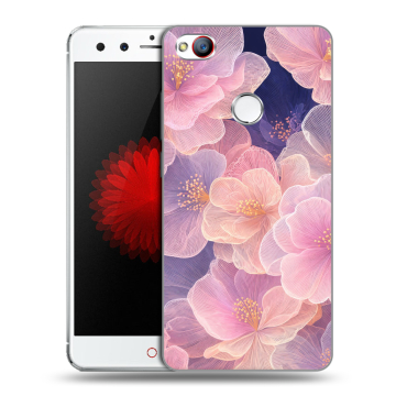 Силиконовый чехол на ZTE Nubia Z11 Mini с принтом женский